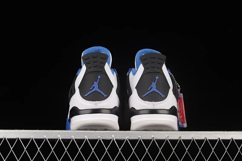 All categories Air Jordan Jordan series basketball shoes Air Jordan 4 pure original version Air Jordan 4 Retro AJ4 Joe 4 white and blue 308497-117